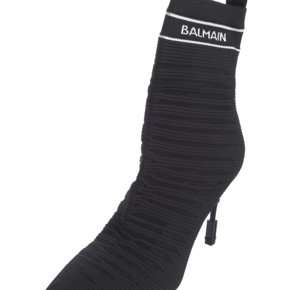 Balmain Graphic print sock boots NEW WITH TAGS SIZE 41 - Picture 2 of 16
